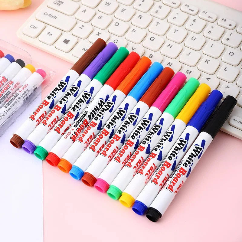12Pcs Magical Water Painting Pens | Floating Ink Doodle Markers for Montessori Art