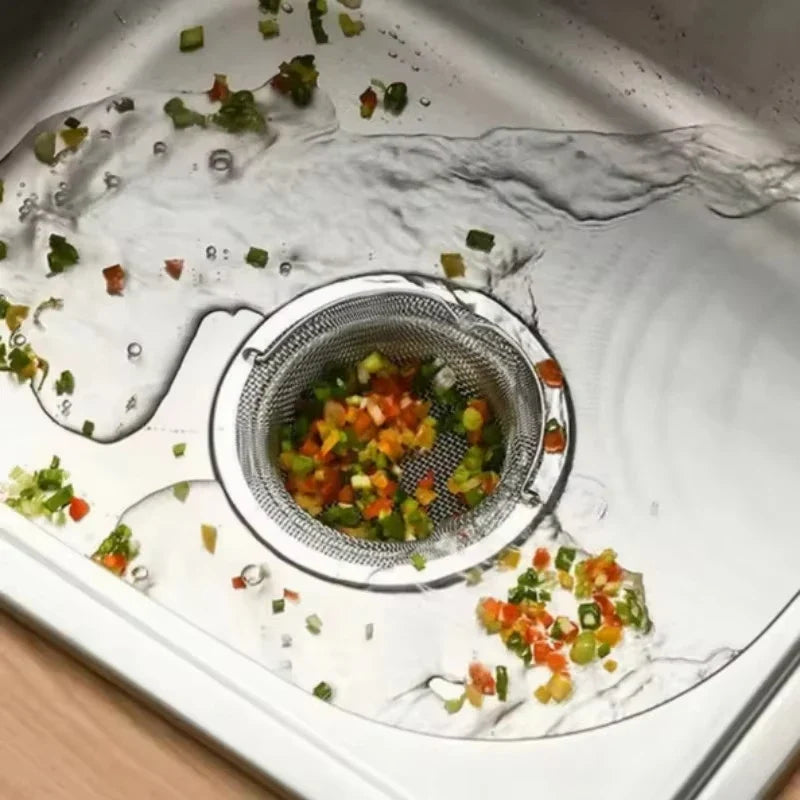 1Pc Stainless Steel Kitchen Sink Filter | Food Residue and Hair Catcher for Drains