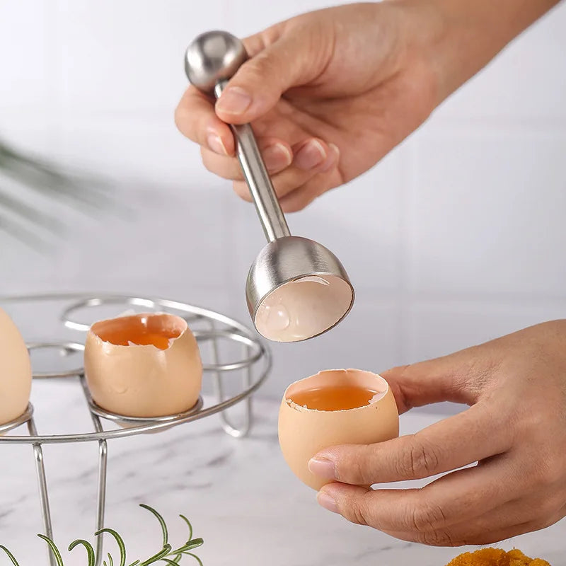 Egg Opener | Stainless Steel Egg Shell Cutting Knocker