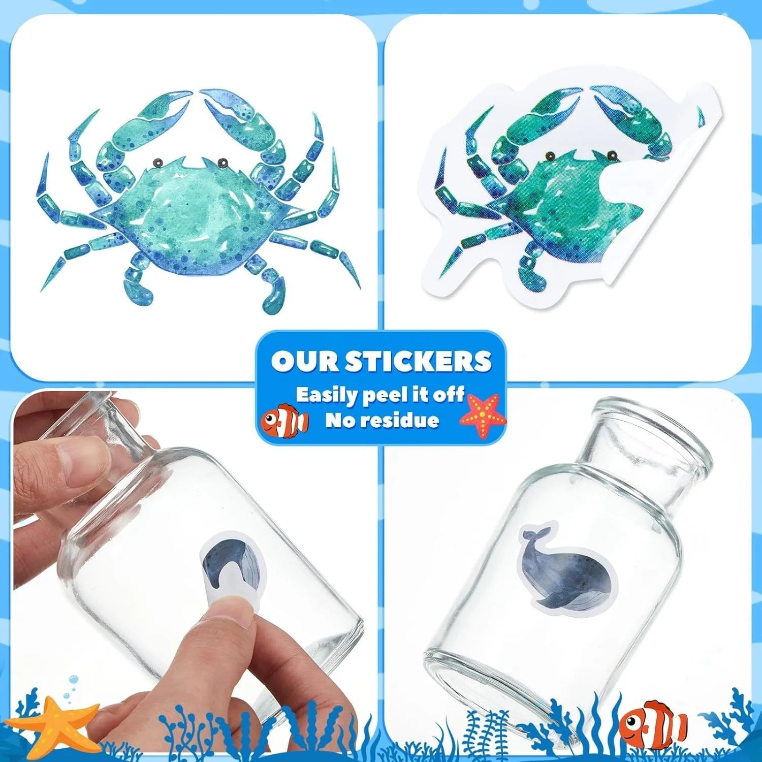 Cute Animal Roll Stickers | Fun Decorative Labels for Kids