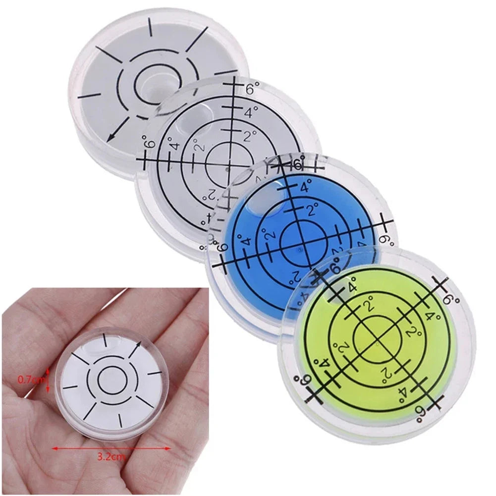 1PC Precision Bubble Level Round Circular Measuring Kit | Mini Spirit Level Bull Eye Horizontal Leveler