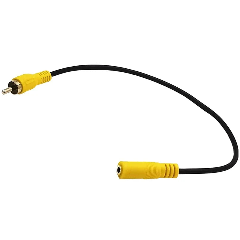 UXG 3.5mm Mini Mono Male to RCA Female Video Audio Adapter Cable | 1FT