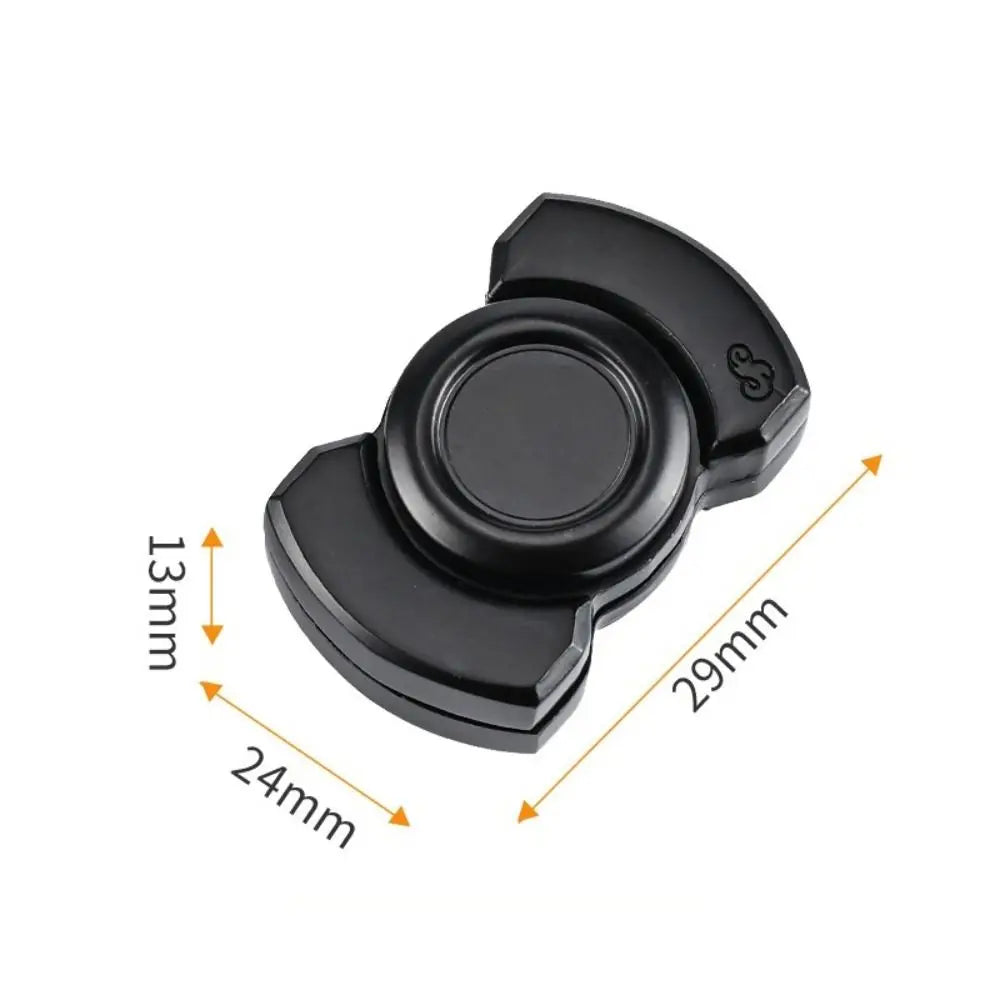 Stainless Steel 3 in 1 Fidget Spinner and Slider Combo | Click Button Metal Toy for Adult Stress Relief