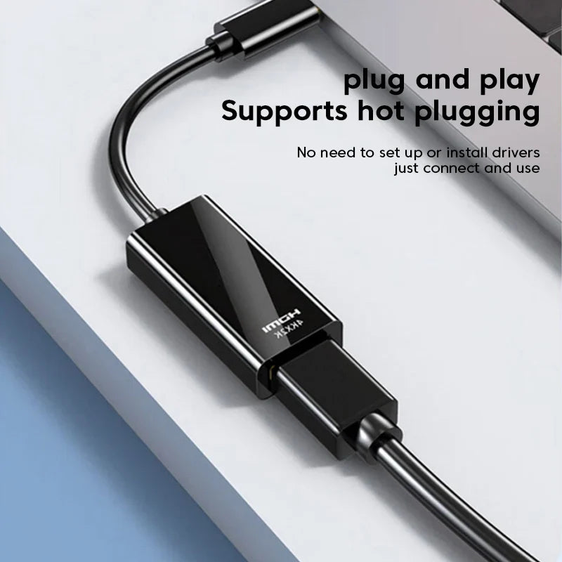 USB C to HDMI Adapter | 4K USB 3.1 Converter for Laptop and Phone
