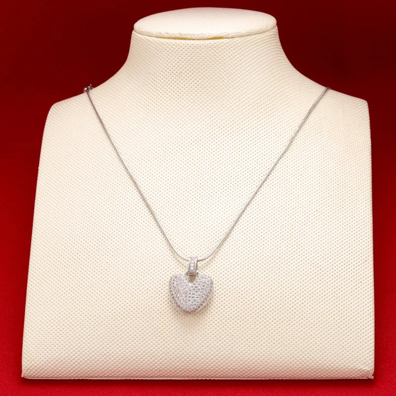 Silver Bubble Initial Letter Necklace | Customizable 26 Letters Pendant Jewelry for Women