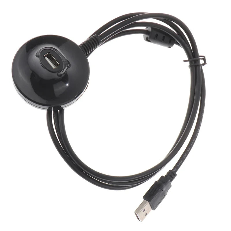 USB 2.0 Extender Cable with Docking Base | Male to Female Adapter for Laptop and Peripherals