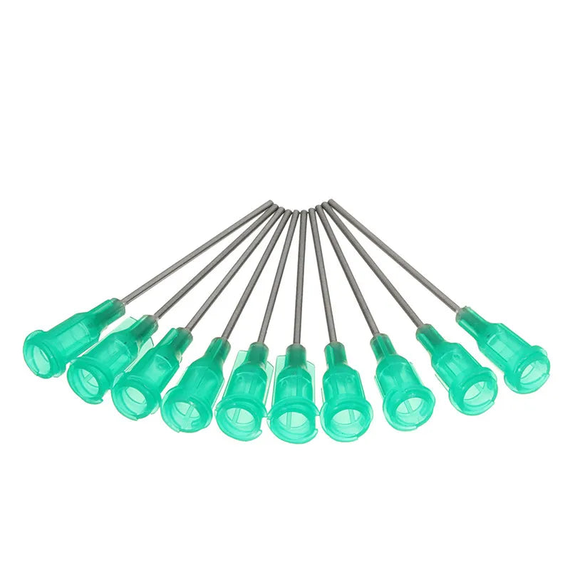 10Pcs Liquid Dispenser Syringe Blunt Needle Tips | Stainless Steel Glue Dispensing