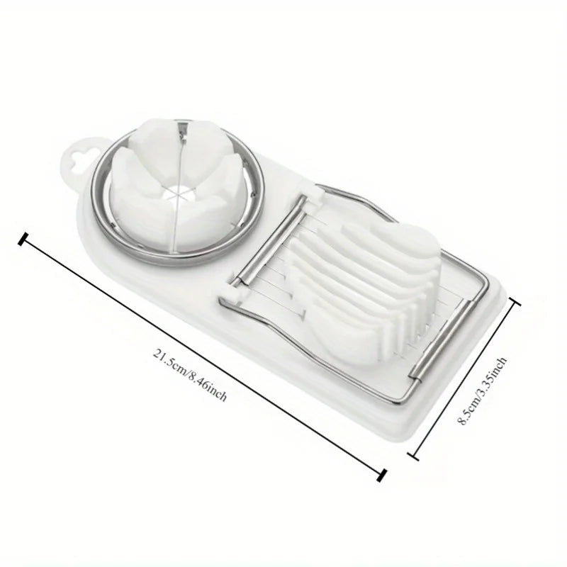 Home Multifunctional Egg Slicer | Boiled Egg and Vegetable Cutter Tool