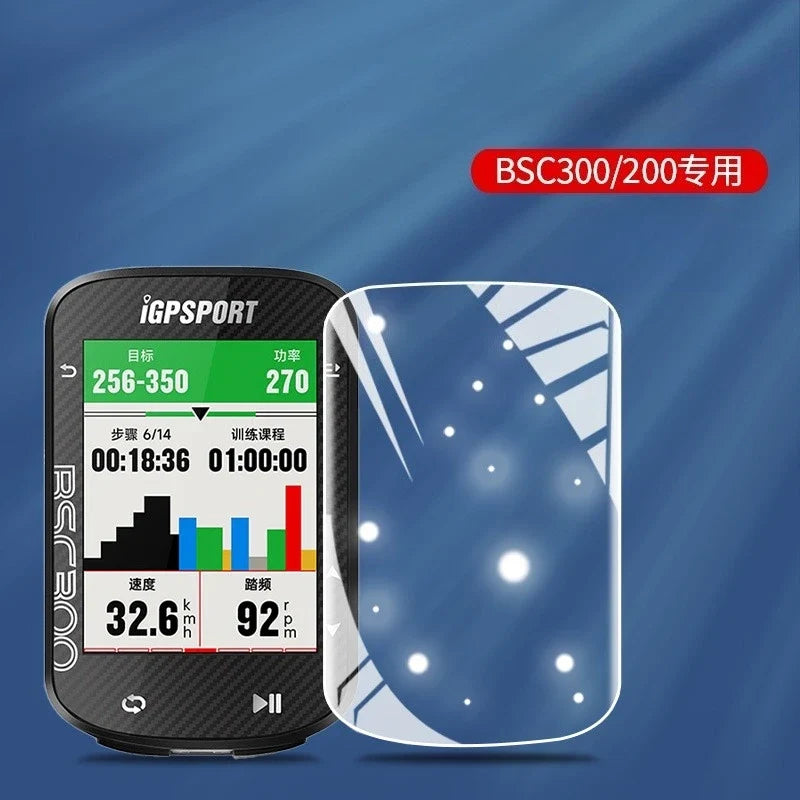 Clear Tempered Glass For iGPSPORT BSC100S BSC200 Screen Protector For BSC300 BSC100 Glass Protective Film Cover