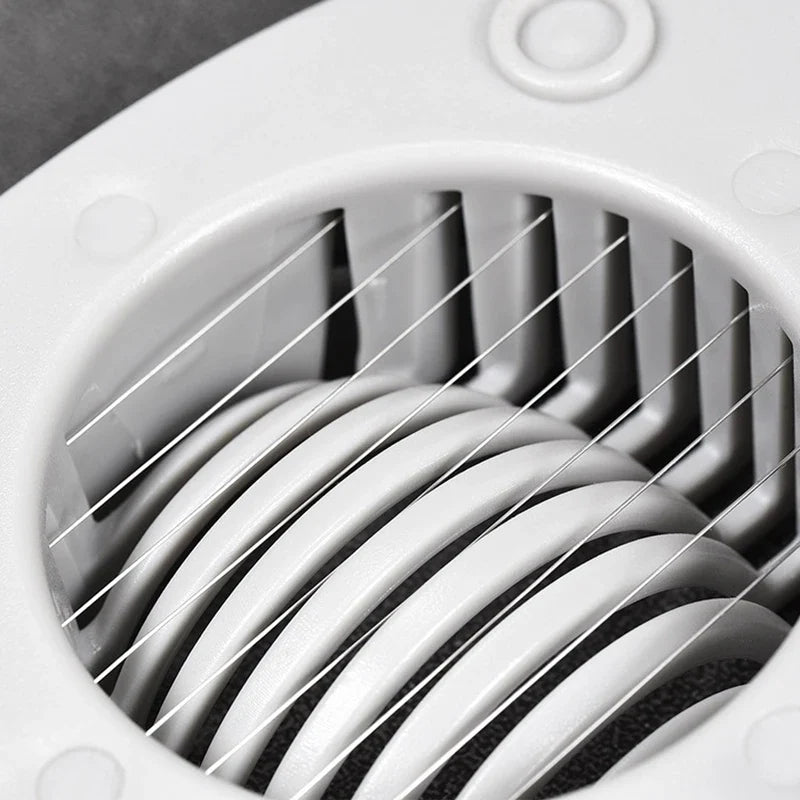 Stainless Steel Egg Slicer | Multipurpose Kitchen Cutter for Eggs and Fruit