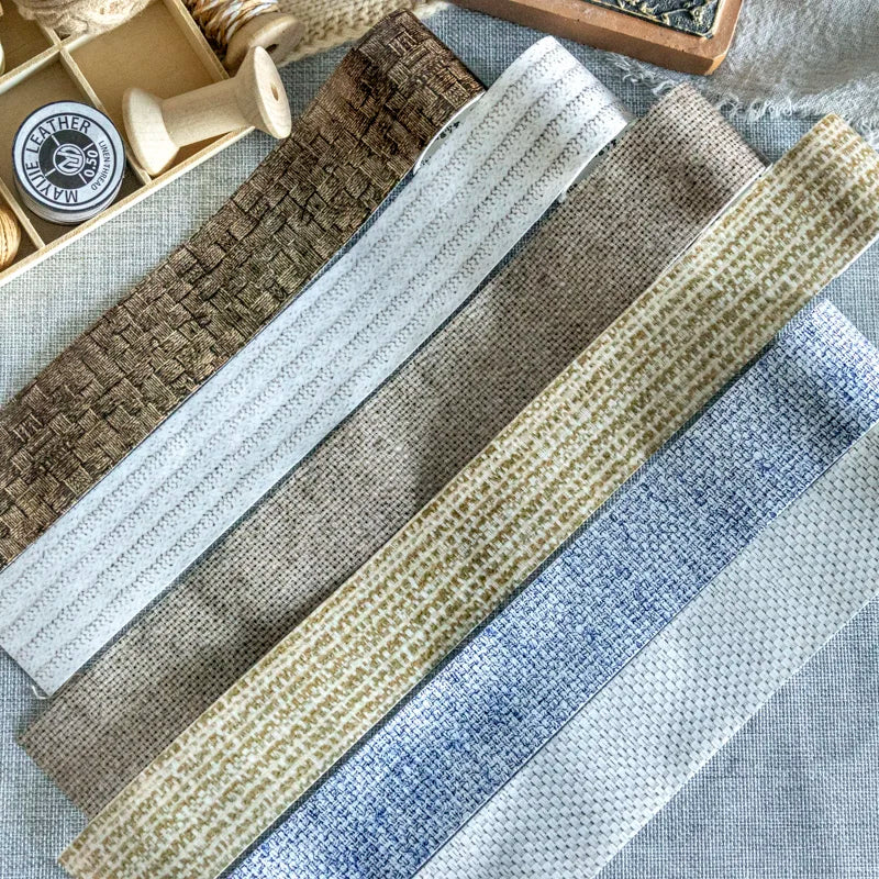 Vintage Fabric Texture Washi Tape | 4x200cm DIY Scrapbooking Roll
