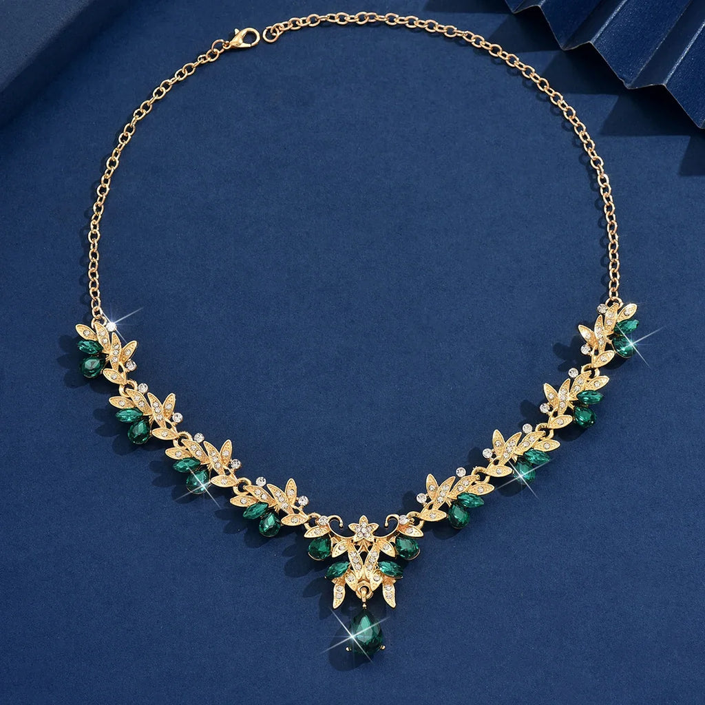 Water Drop Pendant Necklace | Light Luxury Fashion Jewelry