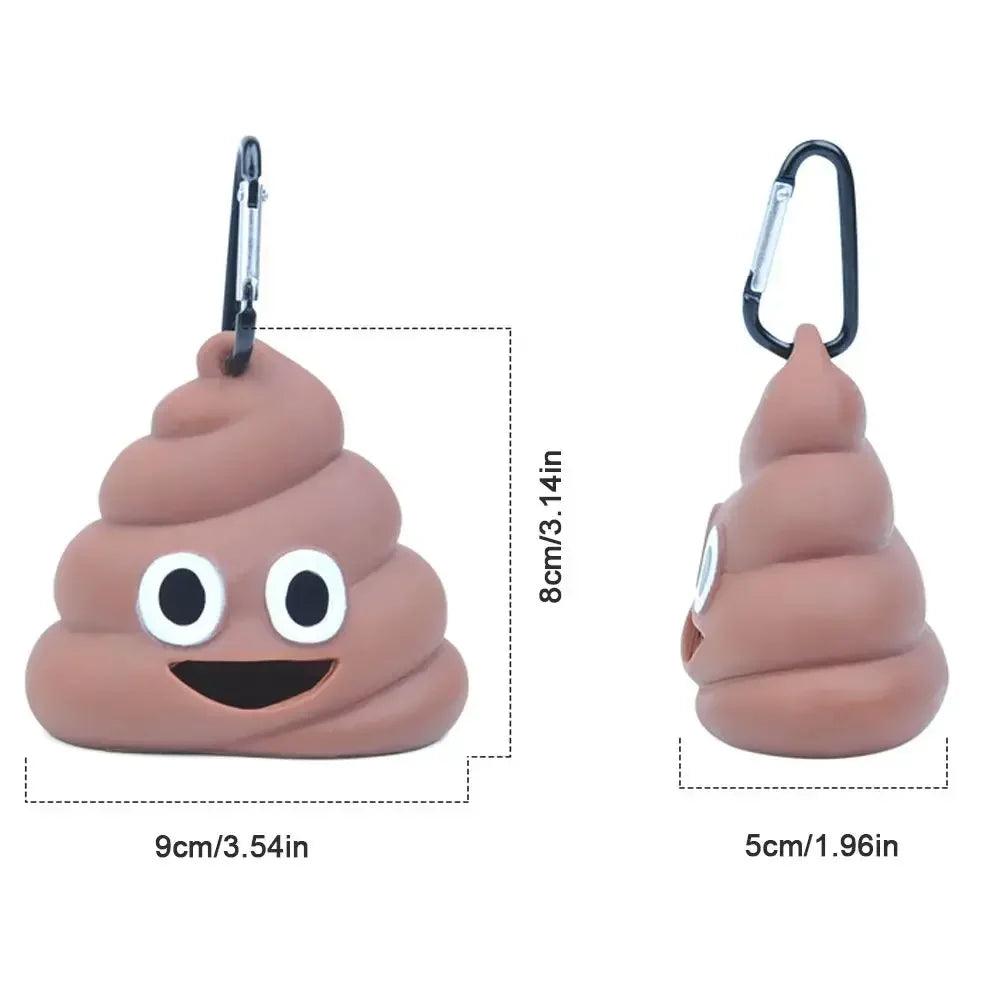 Pet Fecal Bag Dispenser | Portable Eco-Friendly Dog Waste Bag Holder with Clip