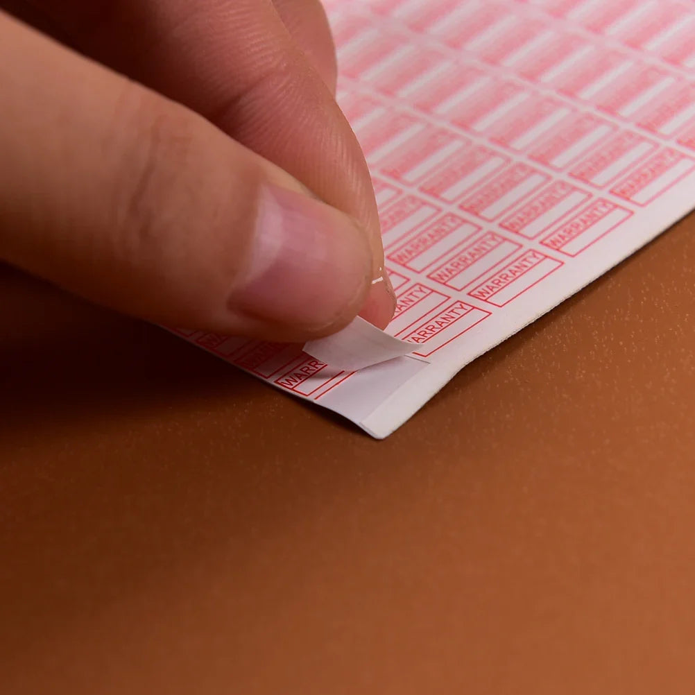 1000pcs Warranty Void If Removed Stickers | Red Security Seals
