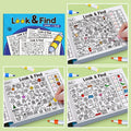 Look and Find Shape and Color Workbook | Kids Drawing and Activity Notebook