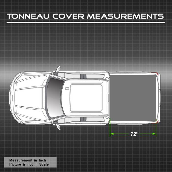 SPYDER xTune 02-09 Dodge Ram 78in. Short Bed Roll-Up Style Tonneau Cover - Black (TC-RU-DR02-72) 9043604