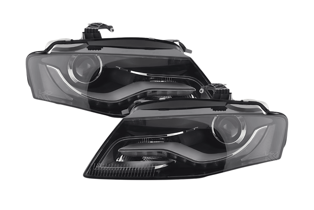 Audi A4 (B8/8K) OE+ Black Headlights - (2008-2011)