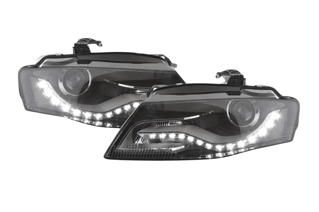 Audi A4 (B8/8K) OE+ Black Headlights - (2008-2011)