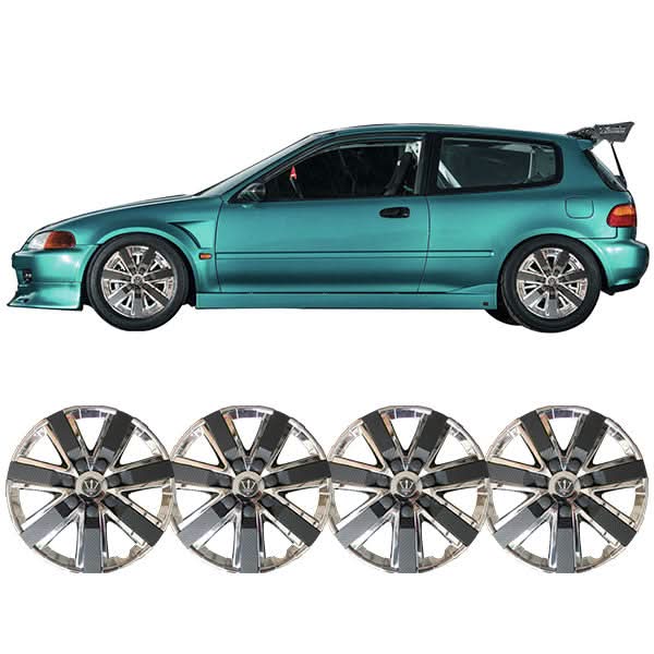 Fit Subaru 15in Hub Caps Hubcap Wheel Rim Skin Covers 4PC