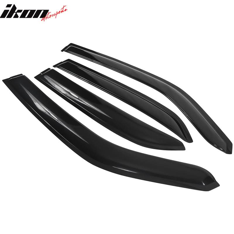2005-2010 Chrysler 300 Slim Style Smoke Tinted Visor Window Acrylic
