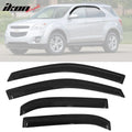 2010-2017 Chevy Equinox Slim Style Smoke Window Visors Guard Acrylic