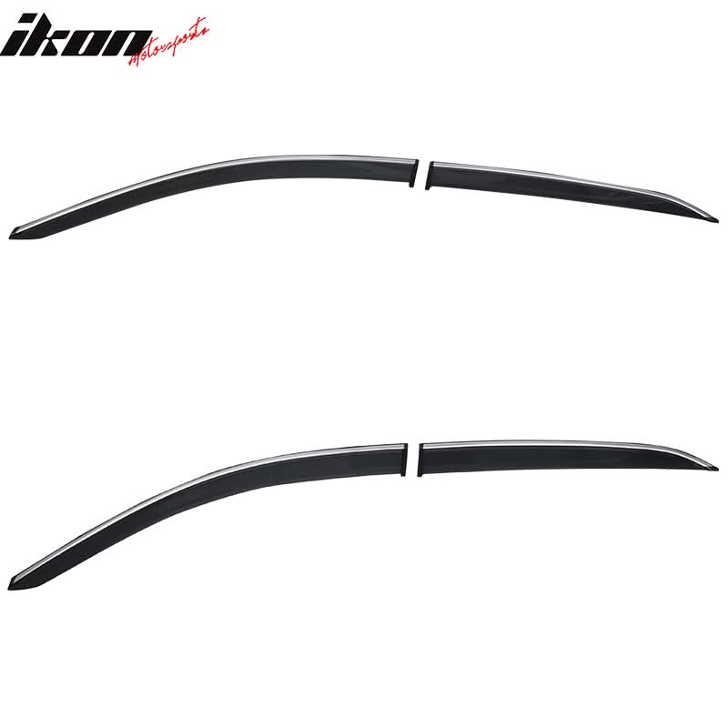 2018-2024 Chevrolet Equinox Acrylic Slim Style 4PC Window Visor Guard