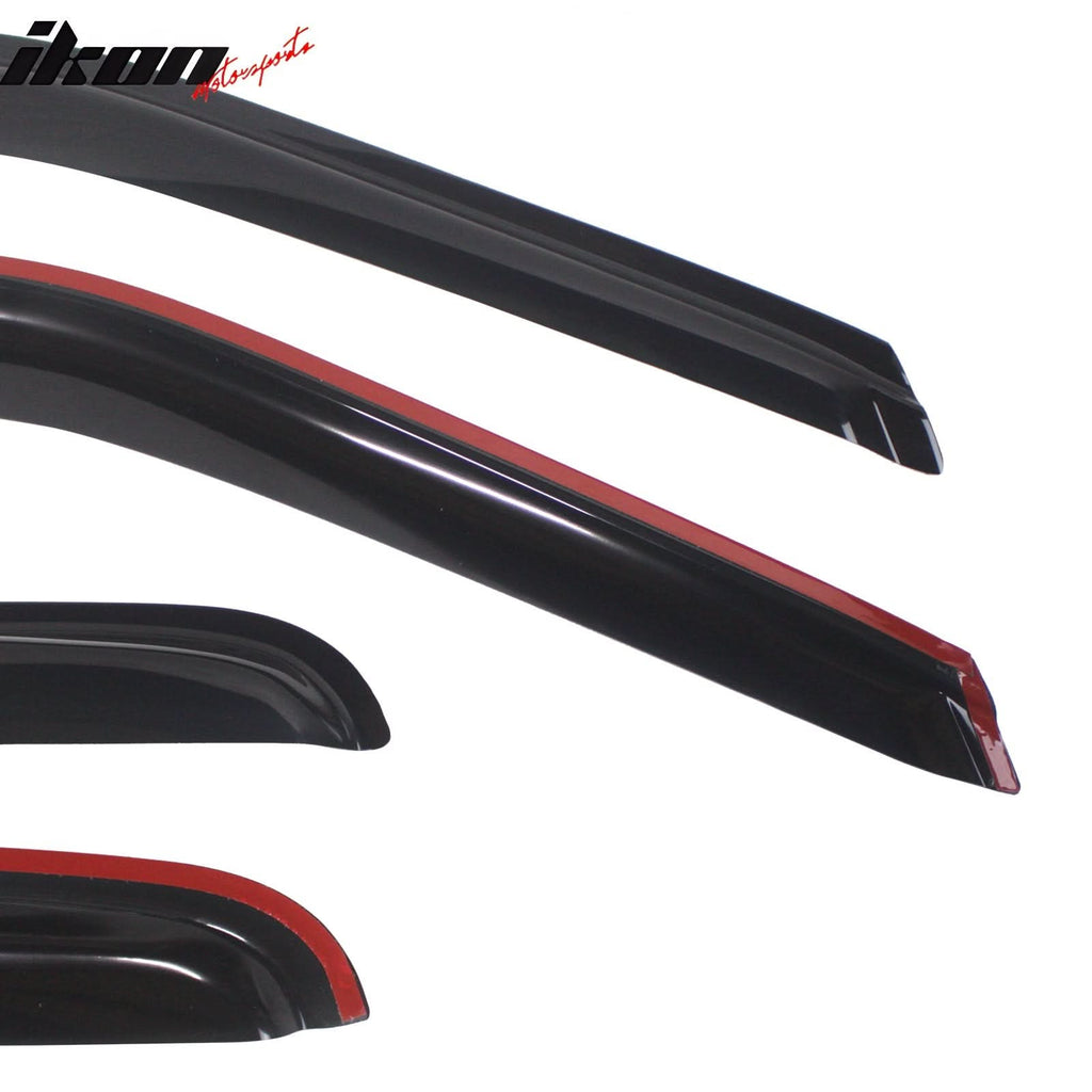 1988-1999 GMC Chevy C1500 C2500 K1500 K2500 Smoke Window Visors Acylic