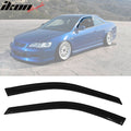1998-2002 Honda Accord 2-Door Coupe Window Visors Set Acrylic