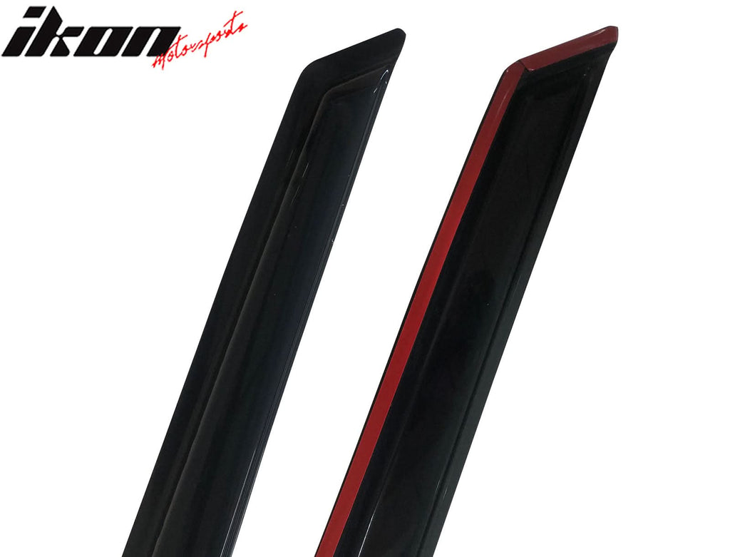 1998-2002 Honda Accord 2-Door Coupe Window Visors Set Acrylic