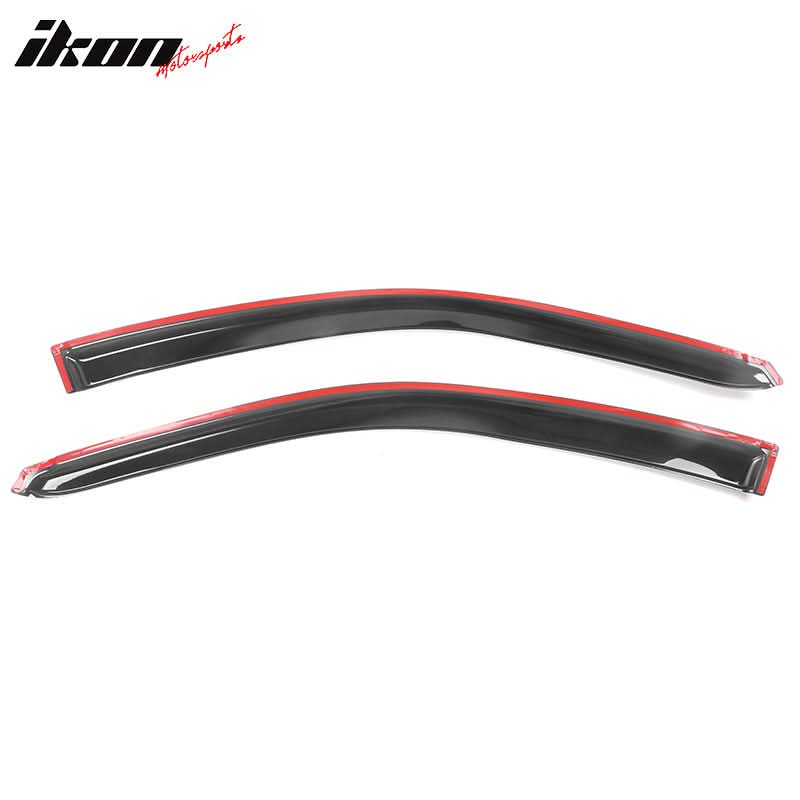 2001-2005 Honda Civic Slim Style Smoke Tinted Visor Windows Acrylic