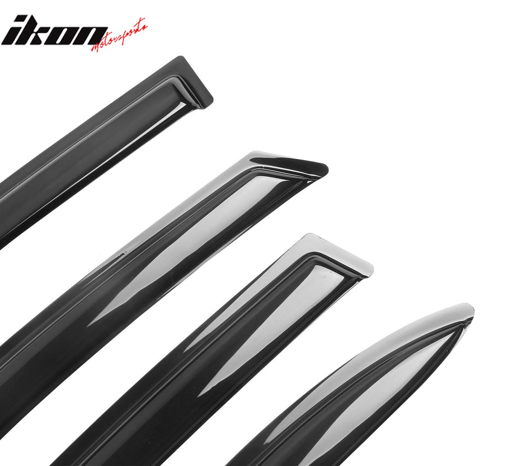 2006-2011 Honda Civic Sedan 4-Door Window Visor Acrylic 4PC Rain Guard