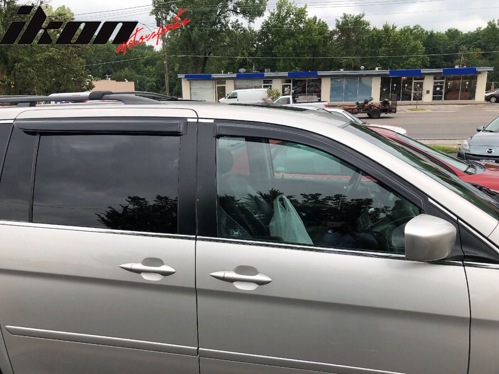 2008-2010 Honda Odyssey Slim Style Smoke Visor Windows Guards Acrylic