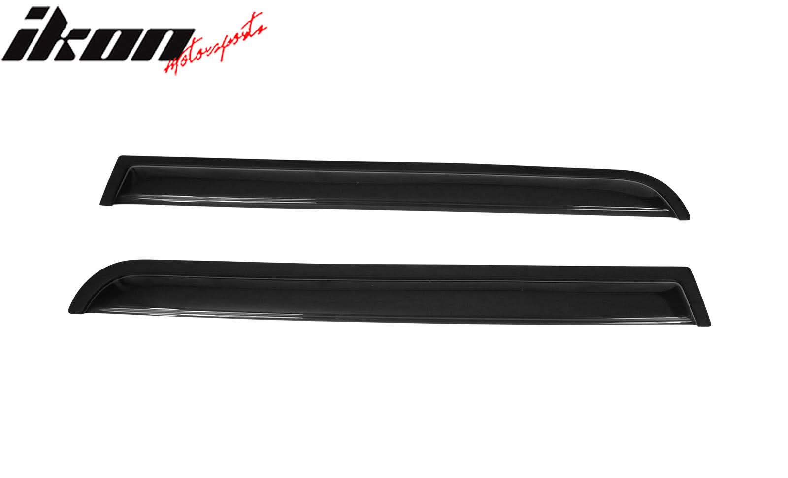 2007-2018 Jeep Patriot Tape on Visor Window Rain Guard Acrylic 4PC