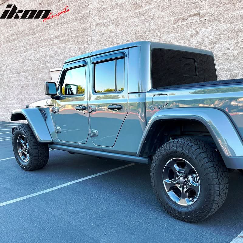 2007-2024 Jeep Wrangler 2020-2024 Gladiator Slim Acrylic Window Visor