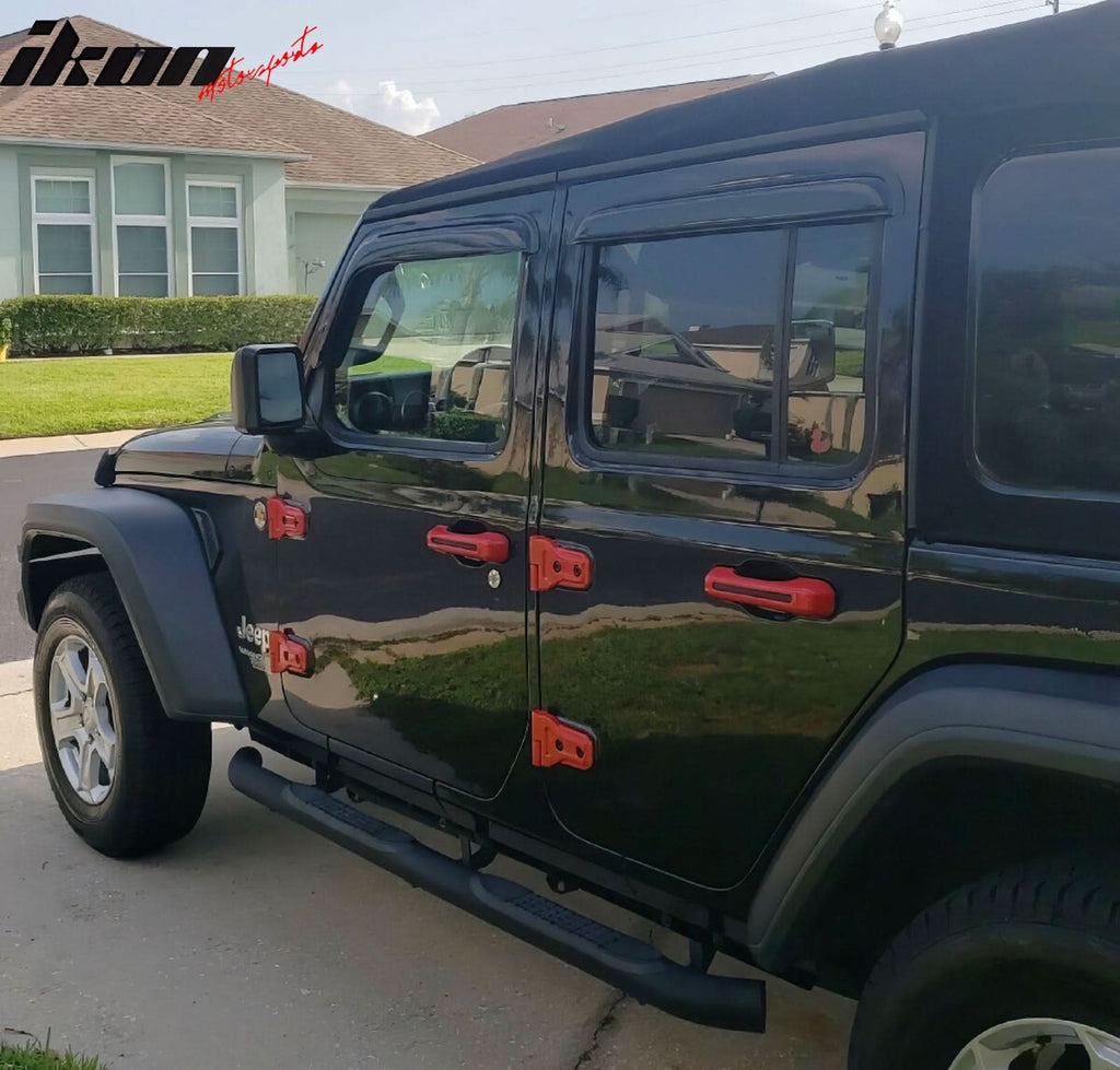 2007-2024 Jeep Wrangler 2020-2024 Gladiator Slim Acrylic Window Visor