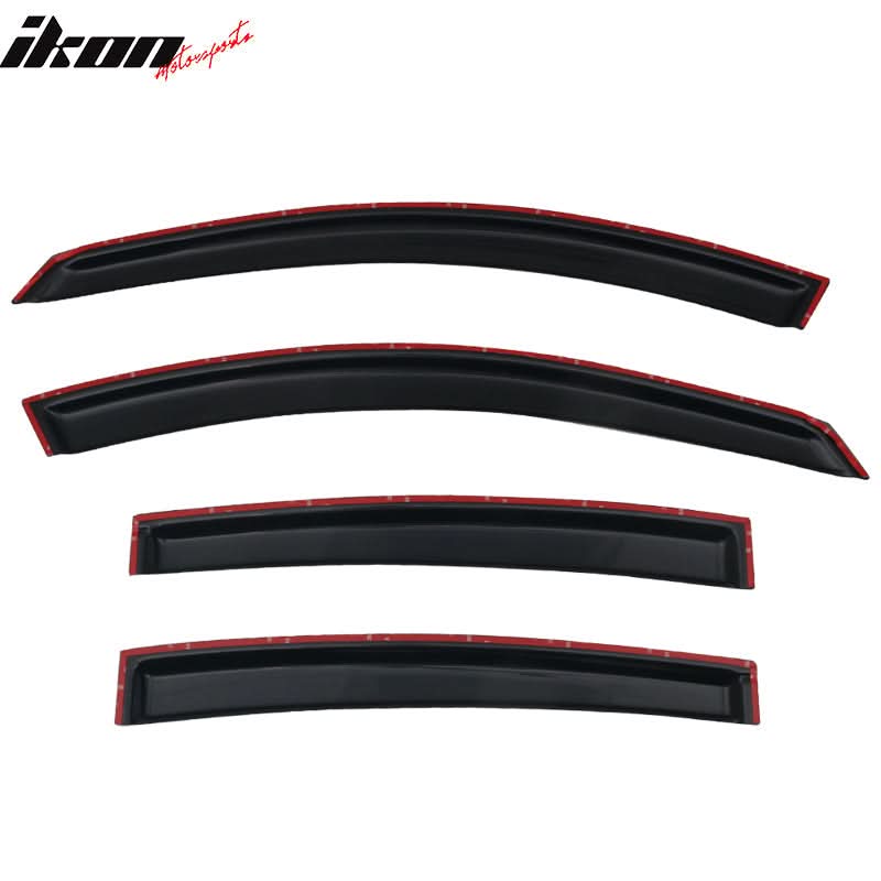 2004-2008 Nissan Maxima Slim Style Smoke Tinted Visor Window Acrylic