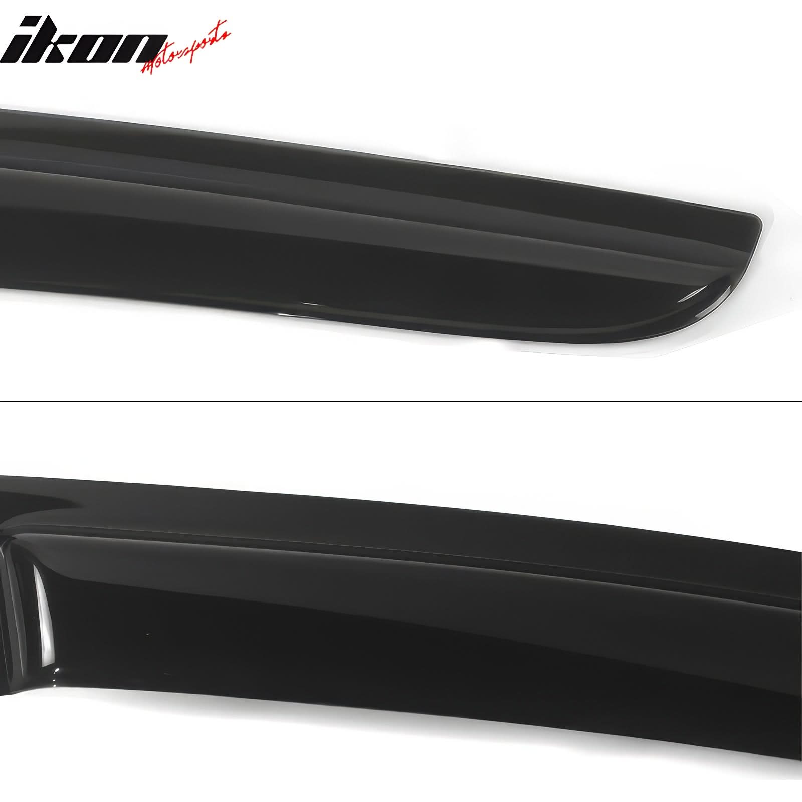 2009-2015 Nissan Maxima Tape On Window Visors Smoke Tinted Acrylic