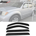 2005-2012 Nissan Pathfinder Smoke Tinted Visor Windows Rains Guards Ac