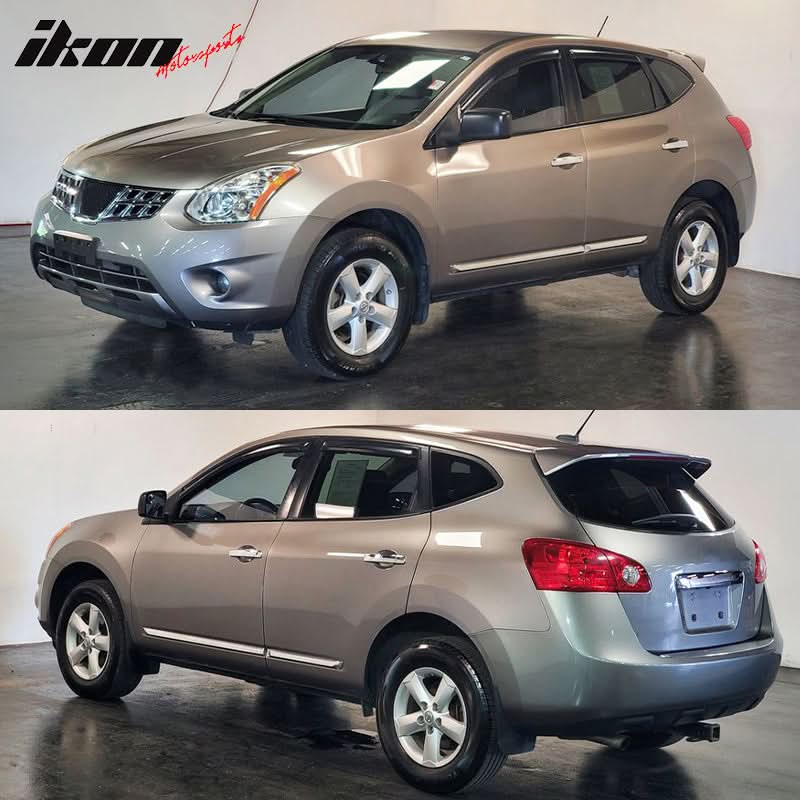 2009-2013 Nissan Rogue Slim Style Smoke Tinted Window Visor Acrylic