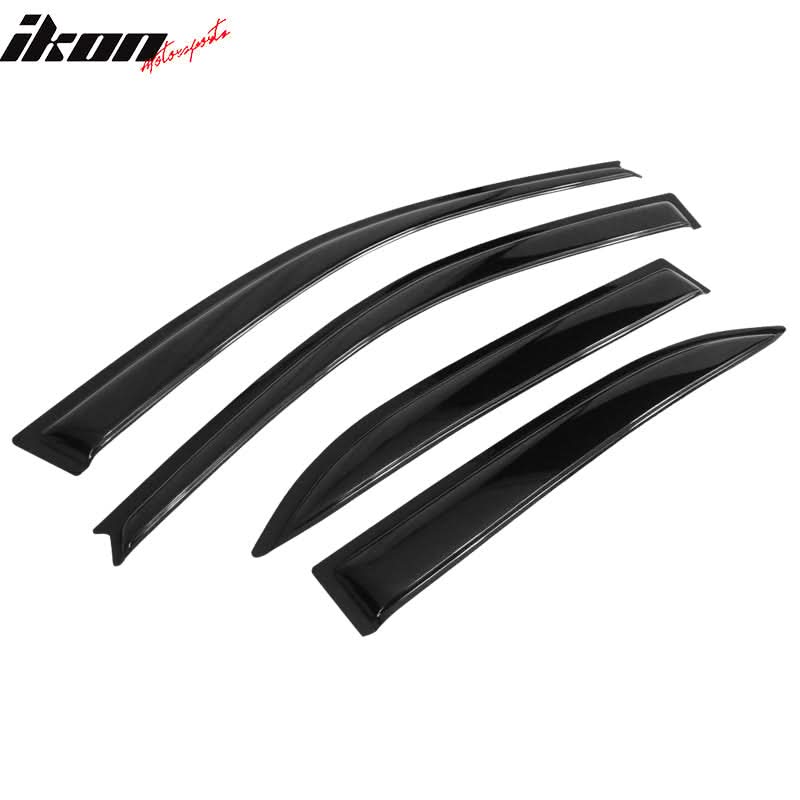 2003-2008 Toyota Corolla Sedan 4-Door Window Visor Guard Acrylic 4PC