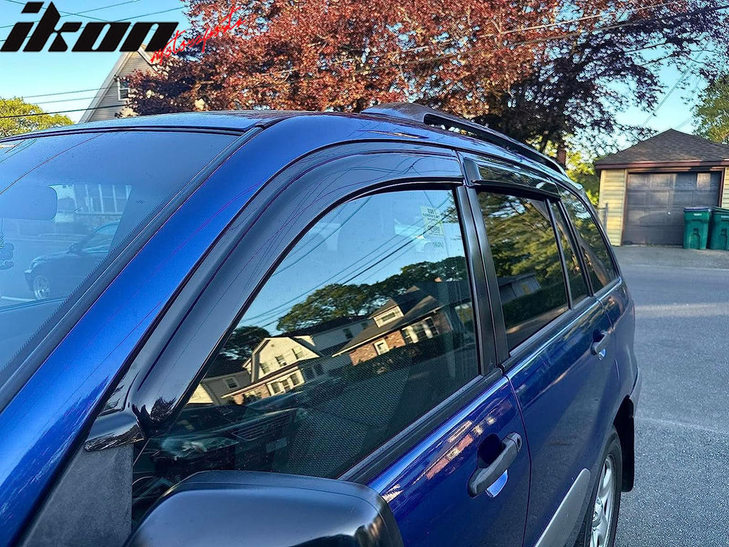2001-2005 Toyota RAV4 4Pc Set Visor Windows Acrylic