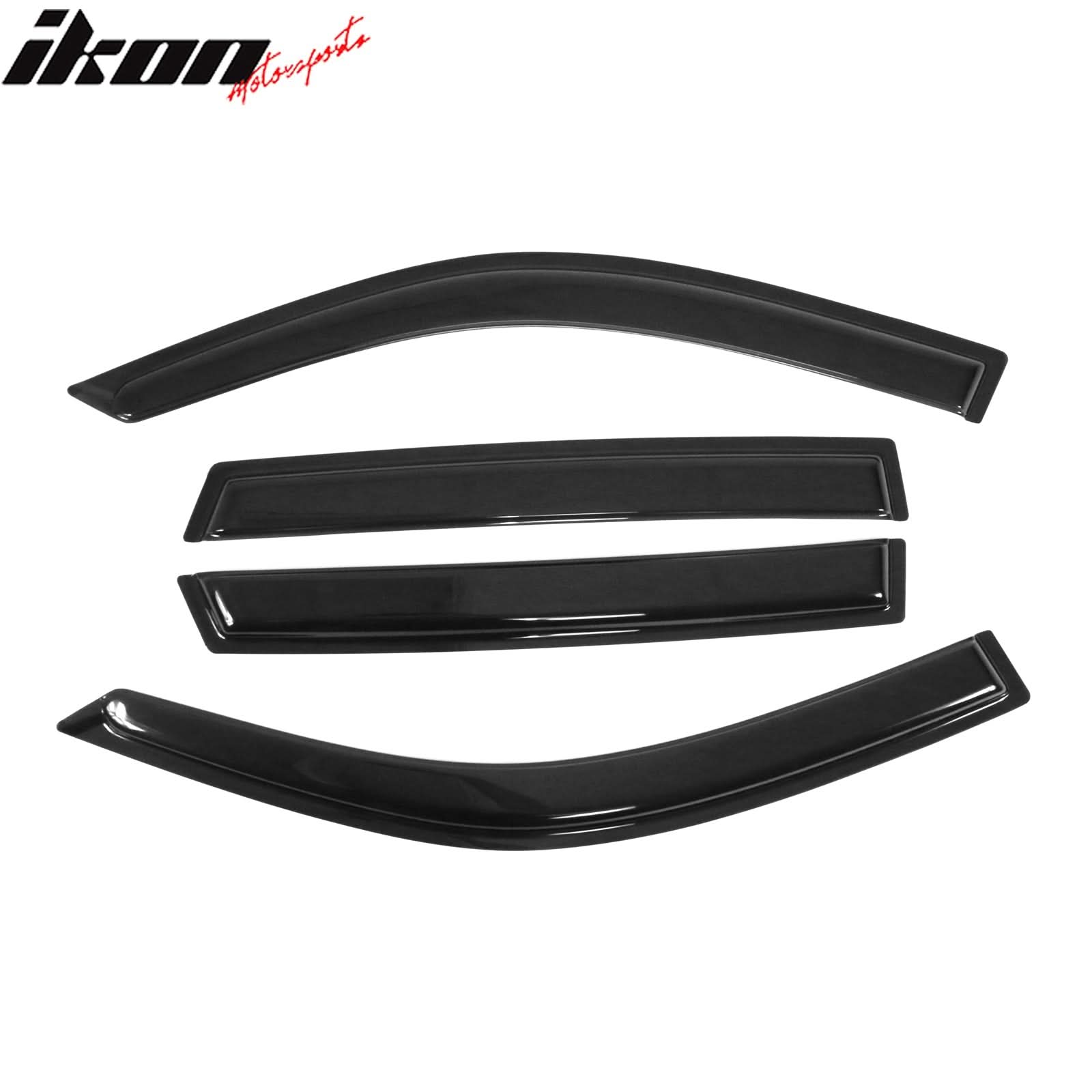 2001-2005 Toyota RAV4 4Pc Set Visor Windows Acrylic