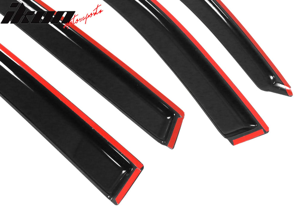 2001-2005 Toyota RAV4 4Pc Set Visor Windows Acrylic