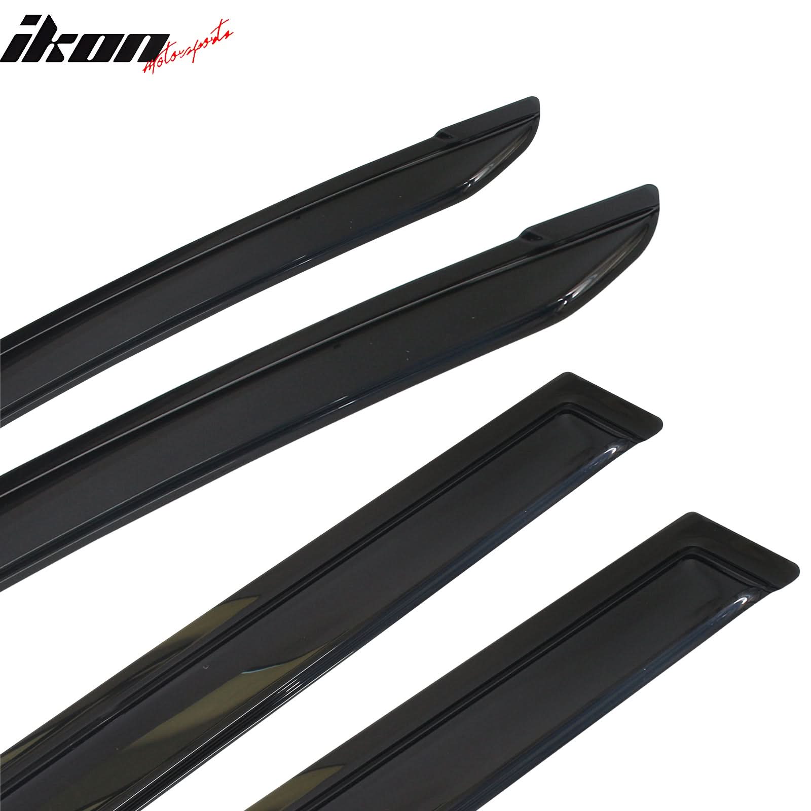 2013-2018 Toyota RAV4 Acrylic 4PC Window Visors Tape On Rain Guard