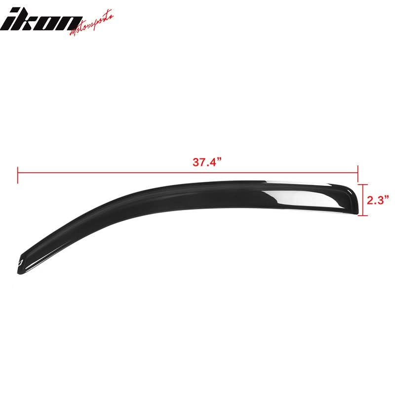 2005-2015 Toyota Tacoma Standard Cab Slim Style Acrylic Visor Windows