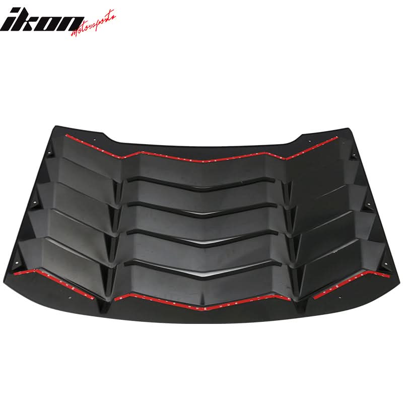 2016-2019 Chevy Cruze Unpainted Rear Window Louvers ABS