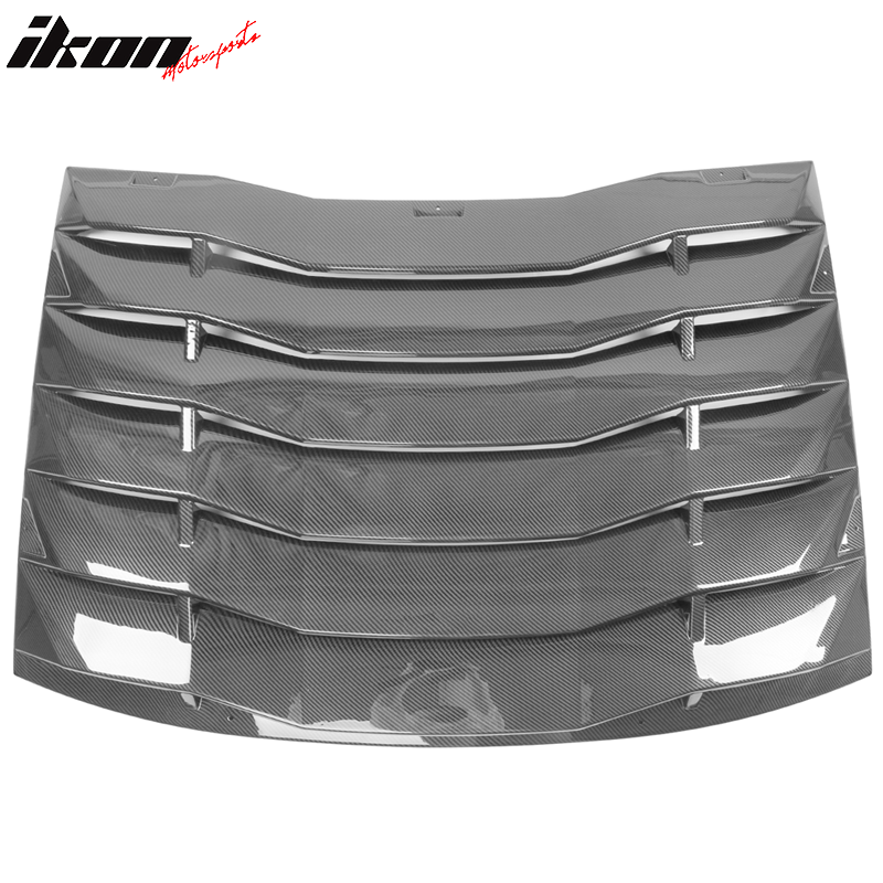 2011-2023 Dodge Charger V2 Side & Rear Window Louver Cover CF Print