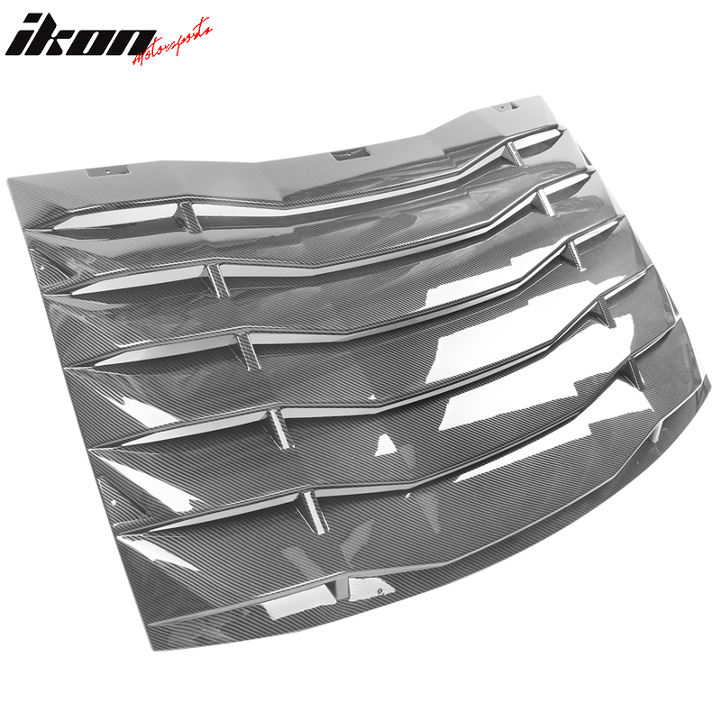 2011-2023 Dodge Charger V2 Side & Rear Window Louver Cover CF Print