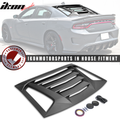 2011-2023 Dodge Charger IKON V2 Style Window Louver ABS