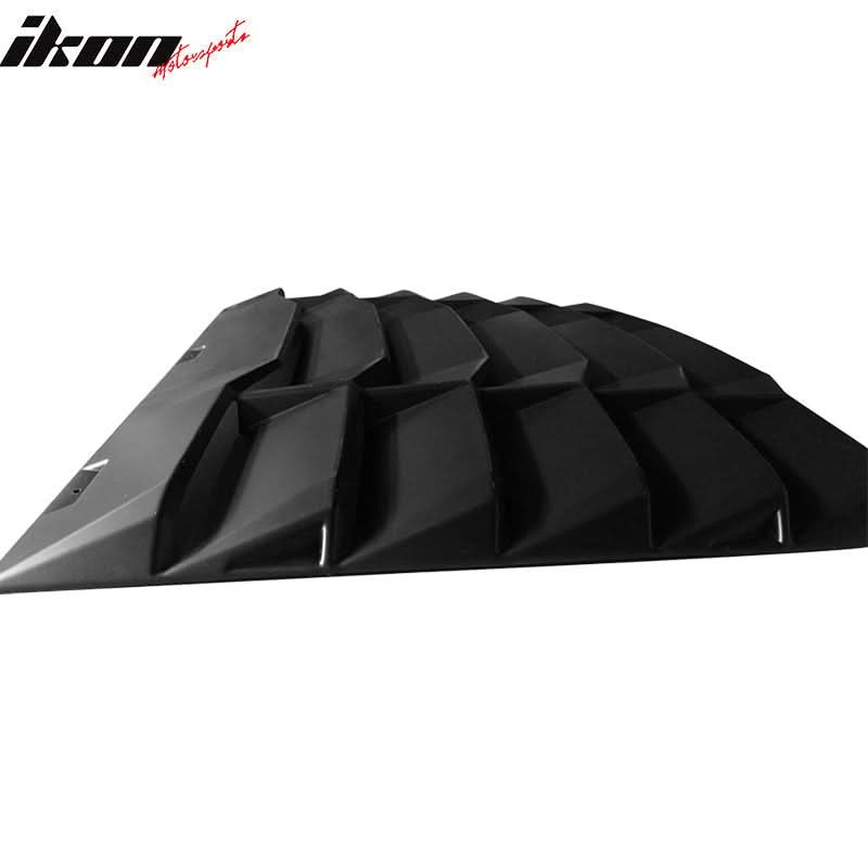 2016-2020 Honda Civic 2Dr Coupe Black Rear Window Louver ABS